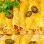 Creamy White Sauce Crab Enchiladas - Plating Pixels