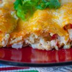 Creamy White Sauce Crab Enchiladas - Plating Pixels