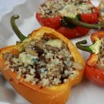 Sweet peppers with Stilton and quinoa - Veggie Ideas