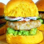 Pumpkin bun chicken burger - PassionSpoon recipes