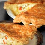 Creamy vegetable pie with Cheddar crust – Tiny Kitchen Cravings
