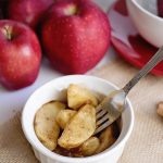 Microwave Apple Crisp For One - The Gunny Sack