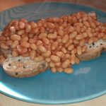 Snack 5: Drained Baked Beans on Gluten Free Toast - Philip Wake