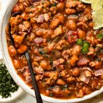 Easy Charro Beans (Mexican Pinto Beans) - No Spoon Necessary