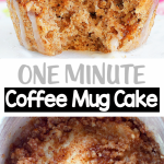 Coffee Mug Cake - Ready In ONE Minute!