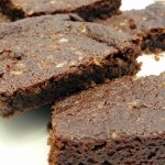 Egg Free Brownies Made With Linseeds - Lavender and Lime