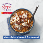 Grape-Nuts Hot: Almond Joy - Recipes