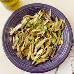 Eggplant chips with yogurt sauce - Taste of Beirut