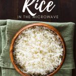 Microwave Brown Rice - How to Make Rice in Microwave