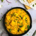 Dahi Aloo - delicious and flavorful potato curry cooked in yogurt