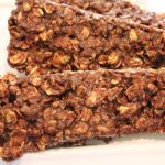Microwave Chocolate Peanut Butter & Oat Snack Bars - Averie Cooks