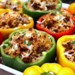 Vegetarian Stuffed Peppers - Being Nutritious