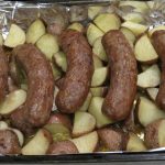 Sheet Pan Bratwurst, Potatoes and Veggies - BriGeeski