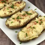 IBS Diet Plan - twice baked potatoes make for a perfect side dish