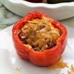 Microwave Stuffed Bell Peppers - My Recipe Treasures