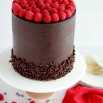 Midnight Chocolate and Raspberry Cake for Two | Thoroughly Nourished Life