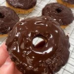 Pumpkin Pie Donuts with Chocolate Frosting - Lauren Fit Foodie