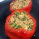 Simple Vegan Stuffed Bell Peppers with Tofu and Vegetables - The Little  City Seed