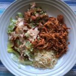 Meal Prep Monday: Chicken Tinga Taco Salad Bowl - Slutty Food Blog