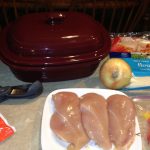 The Pampered Chef Deep Covered Baker Microwave Chicken Fajitas - The  Practical Pinner
