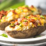 Breakfast Twice Baked Potato - I Am Homesteader