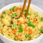 How to Make Cauliflower Fried Rice in the Microwave - Kirbie's Cravings