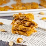 Peanut Brittle {Microwave Peanut Brittle} - The Flour Handprint