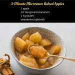 Microwave Apple Crisp For One - The Gunny Sack