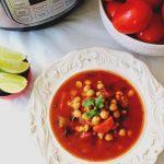 Moroccan Chickpea Tomato Soup - Instant Pot, Stove Top - Living Smart And  Healthy
