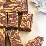 No-Bake Peanut Butter Chocolate Brownies - Wholesome Patisserie