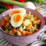 Olivier Russian potato salad; vegetarian recipe - PassionSpoon recipes