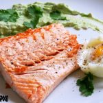 Grilled salmon with avocado mayo; fish dish - PassionSpoon recipes