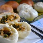 Eggless Chinese Steamed Buns/ Vegetarian Cha Sui Bao – Gayathri's Cook Spot