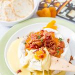 Easy microwave baked brie with apricots and bacon - Family Food on the Table