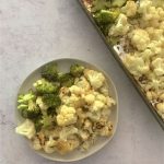 Roasted Broccoli and Cauliflower (Oil-Free) | The Plant Based Catholic