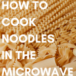 Noodles in the Microwave • Steamy Kitchen Recipes Giveaways