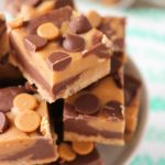 Easy Creamy Peanut Butter Fudge made in the microwave!