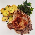 Sous Vide Pork Chops with Mushroom Cream Sauce & Oven Roasted Potatoes -  Fresh Chef Experience