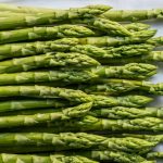 Asparagus salad with spring herbs & poached egg