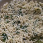 Healthy Spinach Rice for Microwave Potluck Party