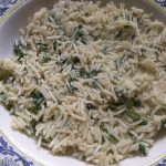 Healthy Spinach Rice for Microwave Potluck Party