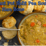 Instant Pot Split Pea Soup with Ham Bone - whattomunch.com
