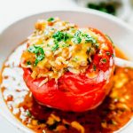 Stuffed peppers with ground beef and Portuguese chouriço | Photos & Food