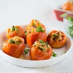Stuffed Tomato in Microwave - Microwave Cooking LG Charcoal Oven - My Tasty  Curry