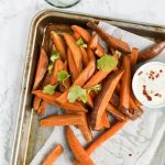 Oven Fried Sweet Potato Fries - Simple Daily Recipes