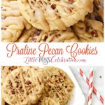 Praline Pecan Cookies - Little Miss Celebration