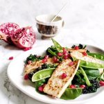 Vegan Tofu 'Halloumi' Salad with Tahini Dressing | Shivani Loves Food