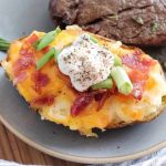 Easy Air Fryer Baked Potatoes - Bitz & Giggles