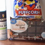 Salted Chocolate Almond Bark Puffcorn | 3 ingredients...NO BAKE!
