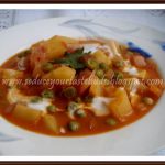 Microwave Aloo Muttar | Potato and Green Peas Gravy - Seduce Your  Tastebuds...